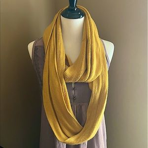 Yellow Soft Circle Scarf